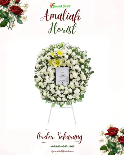 Krans Bunga Duka Cita di Jayaraharja