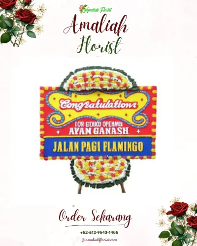 Bunga Papan Congratulation di Jayaraharja